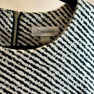 Calvin Klein Monochrome Patterned Dress